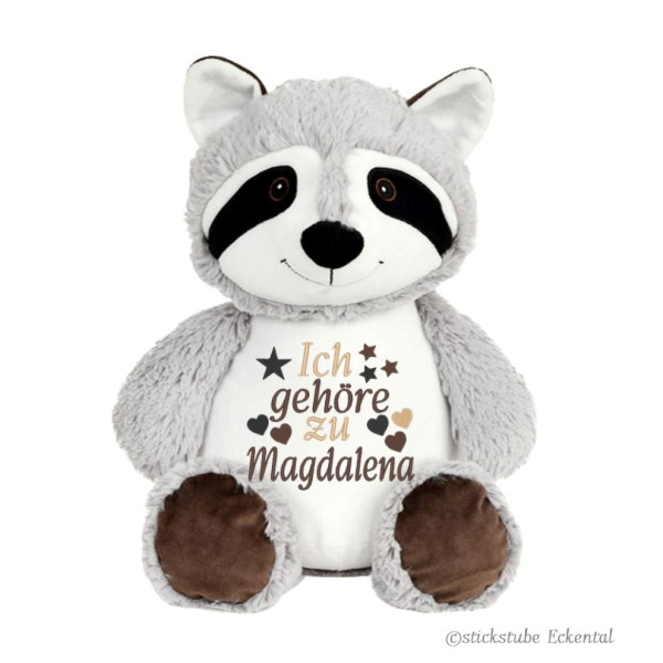 Waschbär Personalisiert mit Namen